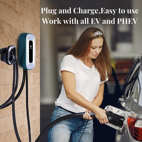 Level 2 EV Charger, 50 Amp, 240V, 23Ft Cable H693125