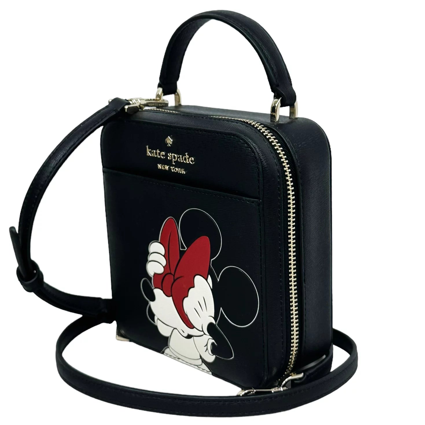 Disney Minnie Mouse Daisy Vanity Saffiano PVC Crossbody Handbag J468