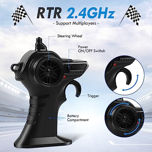 2.4Ghz All Terrain Off-Road Monster Truck with LED Bodylight and 2 Rechargeable Batteries B741992