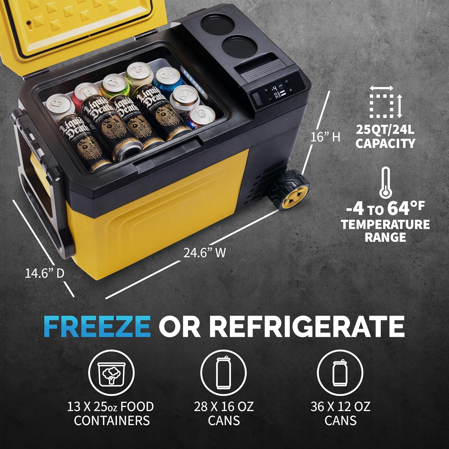 25 Qt. Portable Electric Cooler G125