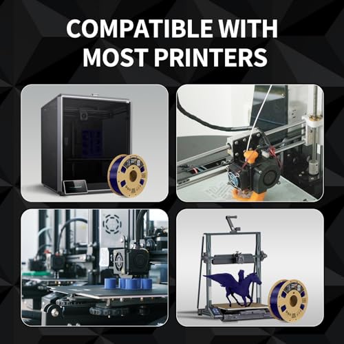 Black 1.75mm PETG Filament 1kg B8158
