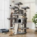 68 Inch Cat Tower Multi-Level Cat Tree with Scratching Posts B80691