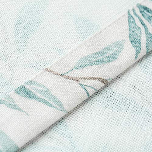 36 in Semi Sheer Rod Pocket Curtains 2 Panels K103