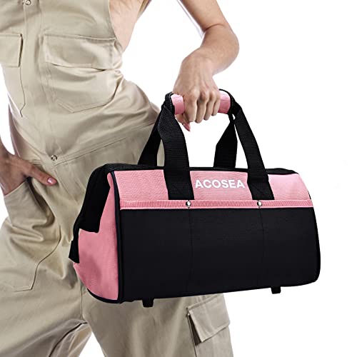 Pink 13 Inch Tool Bag with 12 Storage Pockets M297