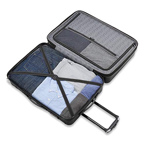 Midnight Black 2-Piece Hardside Expandable Luggage Set T182