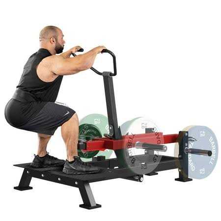 Belt Squat Machine Hack Squat Machine with Weightlifting Belt X5408