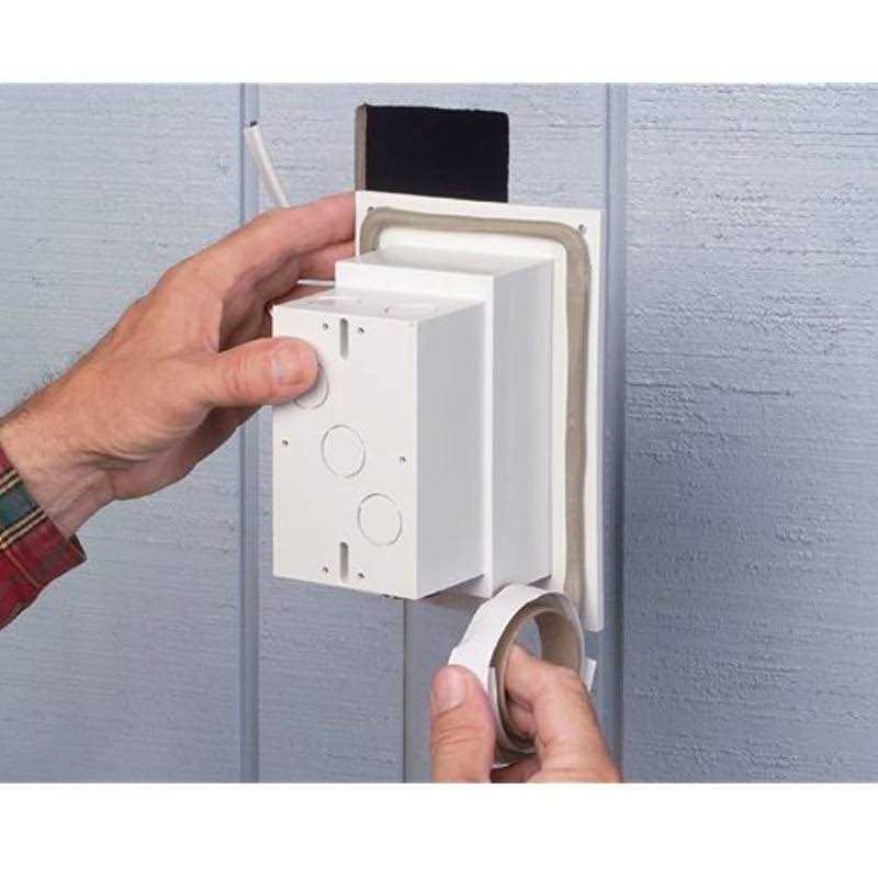 Low Profile Electrical Box with Weatherproof Cover Z364692
