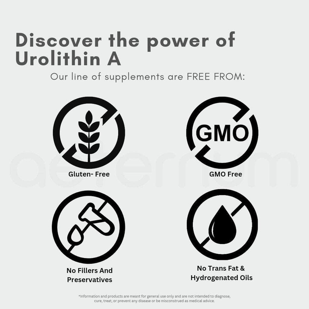 Urolithin A 500mg 60 Capsules W112081