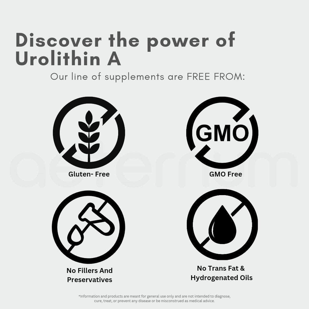 Urolithin A 500mg 60 Capsules W112081