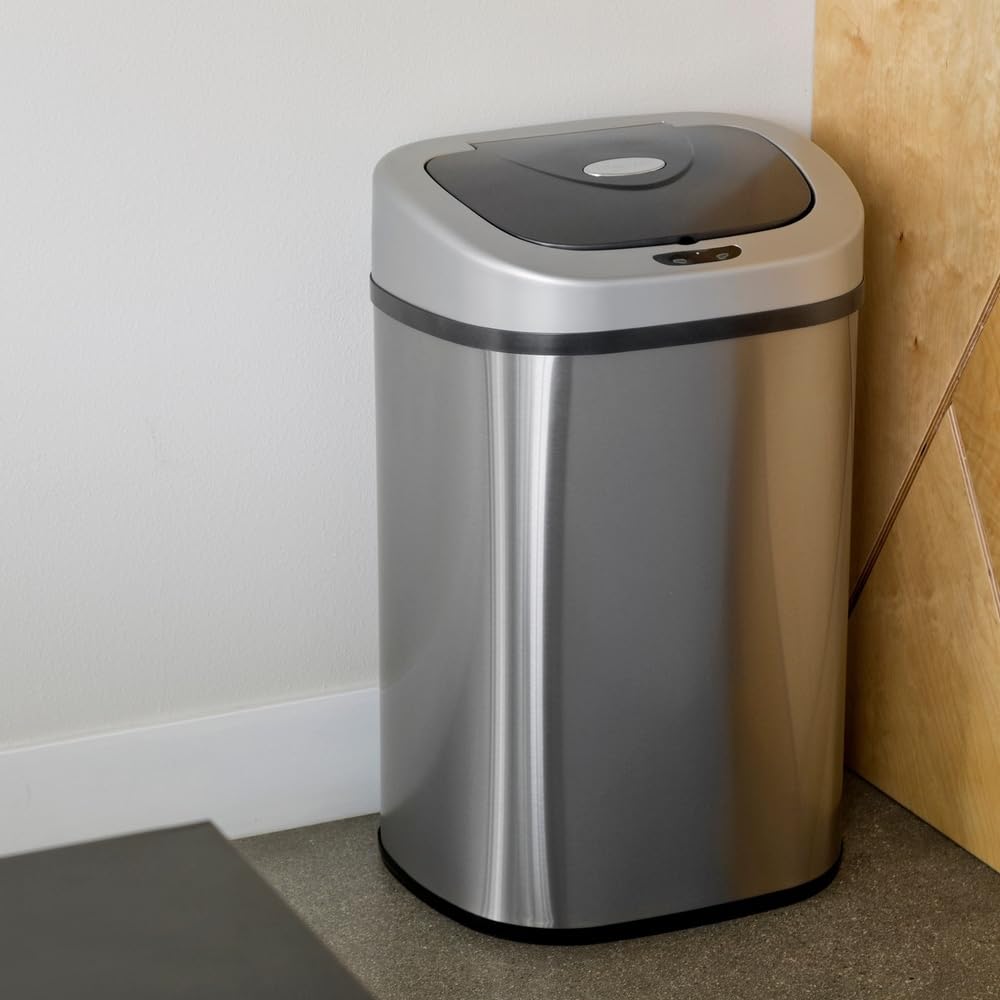 21.1 Gallon Stainless Steel Motion Sensor Trash Can B639
