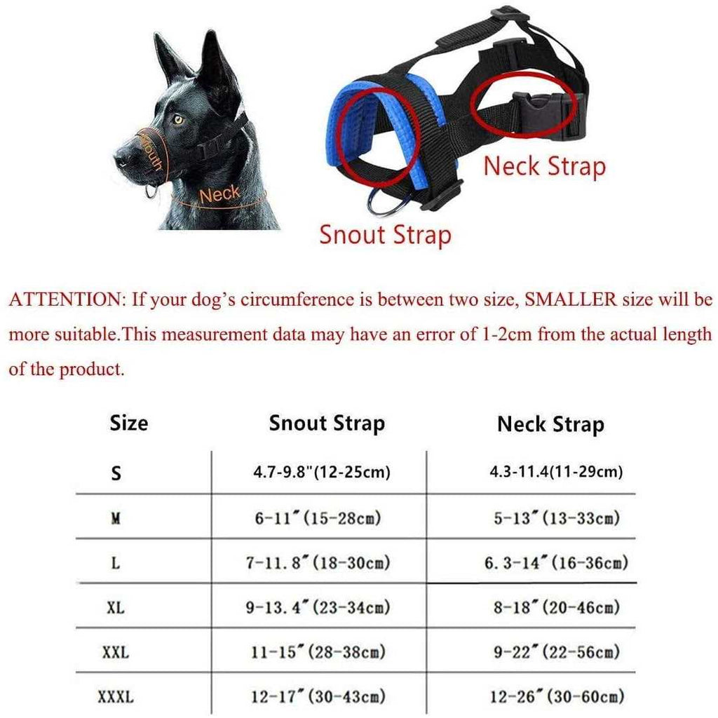 Dog Muzzle for Small, Medium, Large Dogs I50820