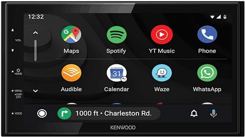 Double DIN Bluetooth Car Stereo Receiver with 6.2" Touchscreen C974360