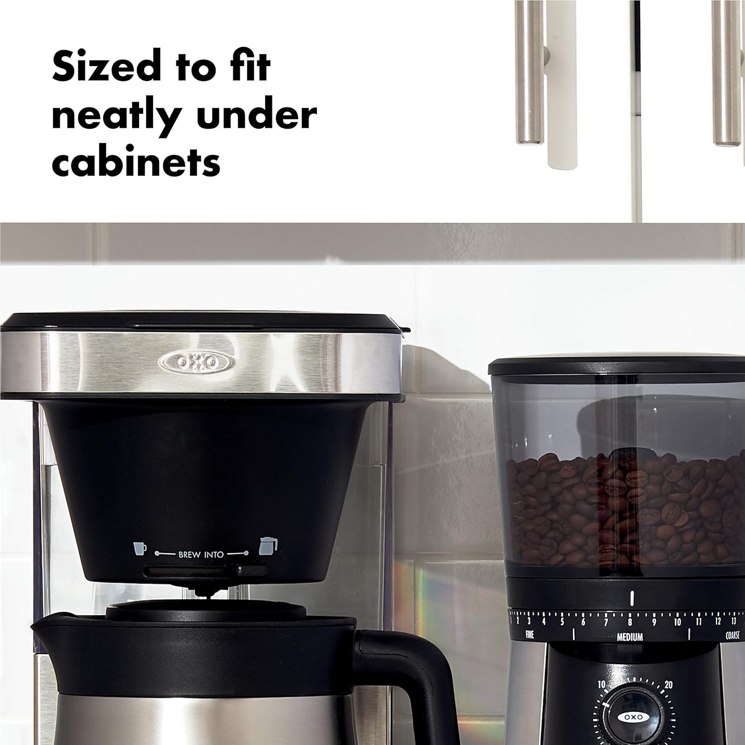 8 Cup Stainless Steel Coffee Maker with 16 Oz Thermal Mug J706728