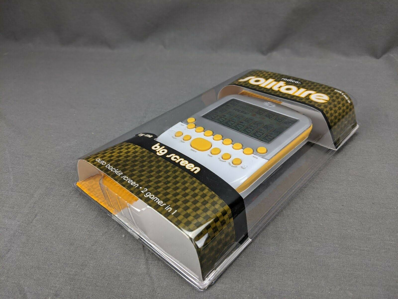 Yellow White Electronic Handheld Game G8931
