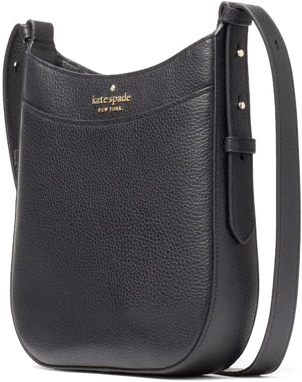 Leila Pebbled Leather Crossbody Purse (Black) F76941