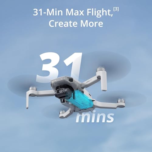 Mini 4K Drone Quadcopter with Camera, Under 249 g, 3-Axis Gimbal Stabilization, 10km Video Transmission, 31-Min Flight Bundle L976884