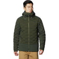 Large Black Sage Stretchdown Hybrid Hoody K301159