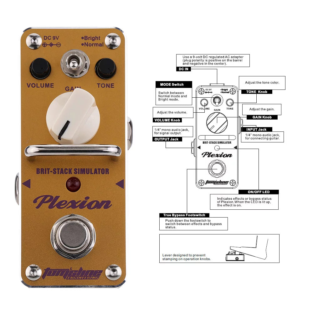 Mini Single Effect Electric Guitar Effect Pedal with True Bypass Z42083