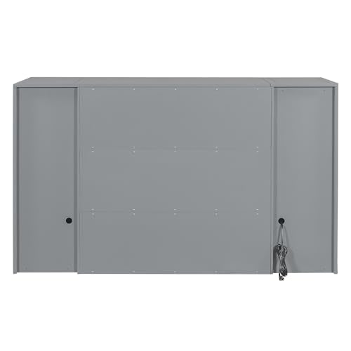 Full Size Murphy Bed with Storage and Drawers Z5361