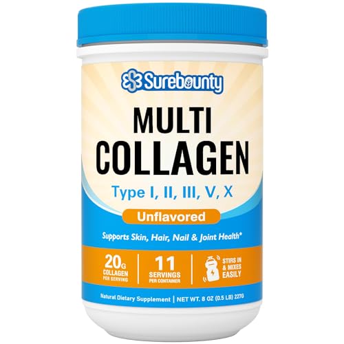 Unflavored Hydrolyzed Collagen Peptides Powder, 16oz F122