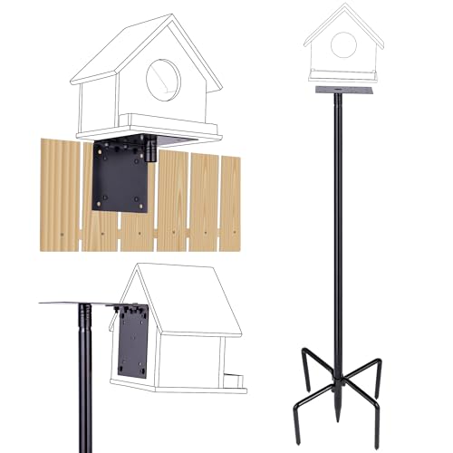 Heavy Duty Bird Feeder Pole with 5-Prong Base Y50246