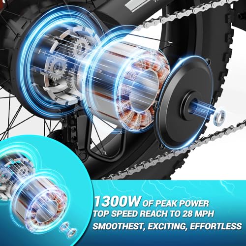 20"x 4" Fat Tire 7-Speed Folding Electric Bike E569132