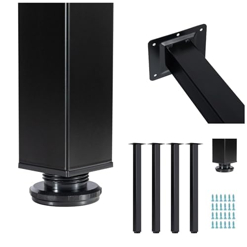 Set of 4 Adjustable Metal Table Legs Z74981