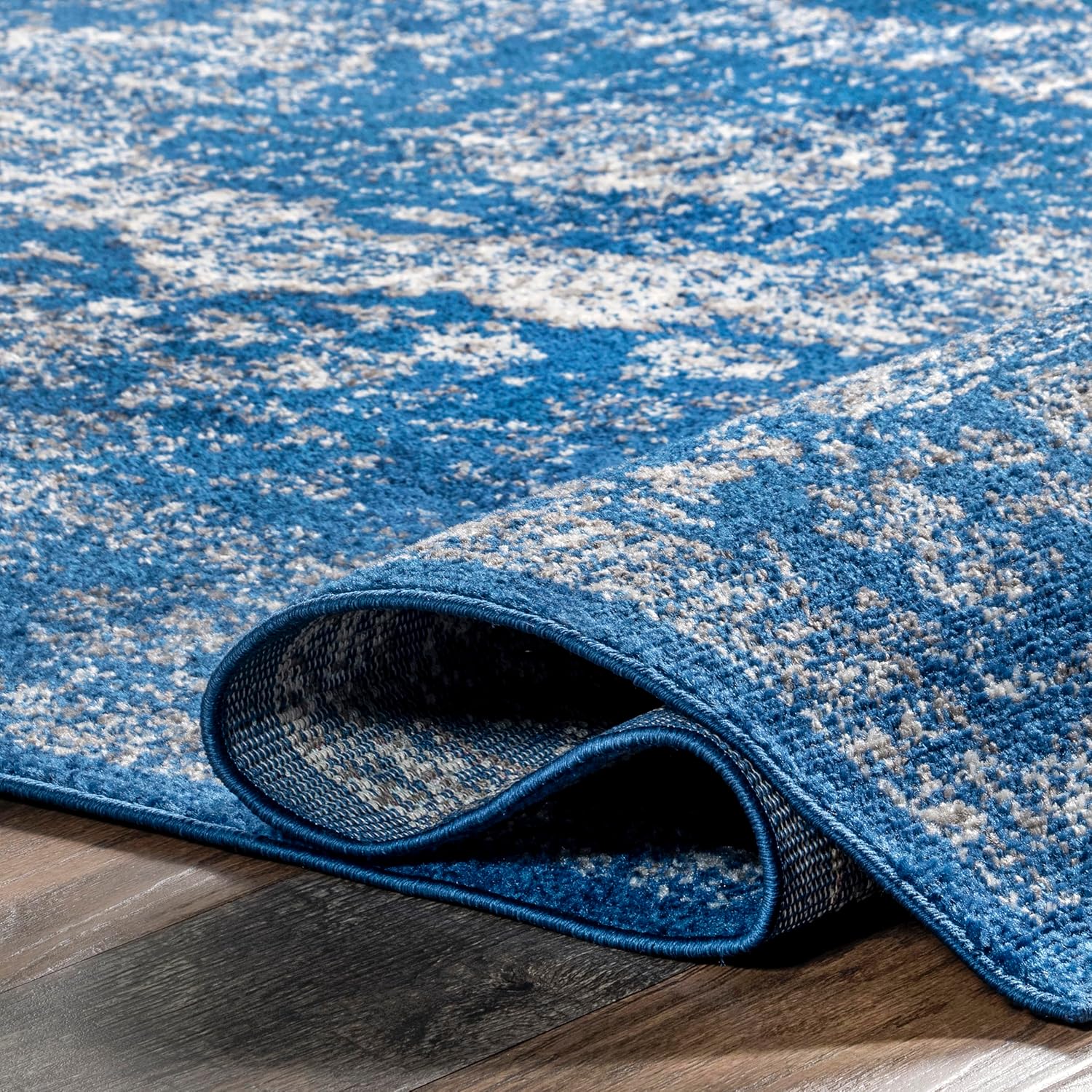 10x14 Dark Blue Area Rug D69150