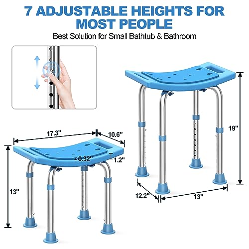 Stainless Steel Adjustable Shower Stool V333115