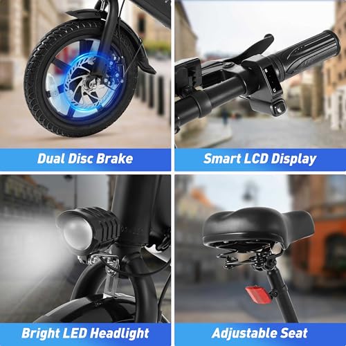 Folding Electric Bicycle with 350W Motor and 36V 7.5Ah Battery P32999