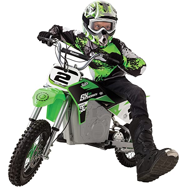 Yellow Electric Motocross Off-Road Bike W61922