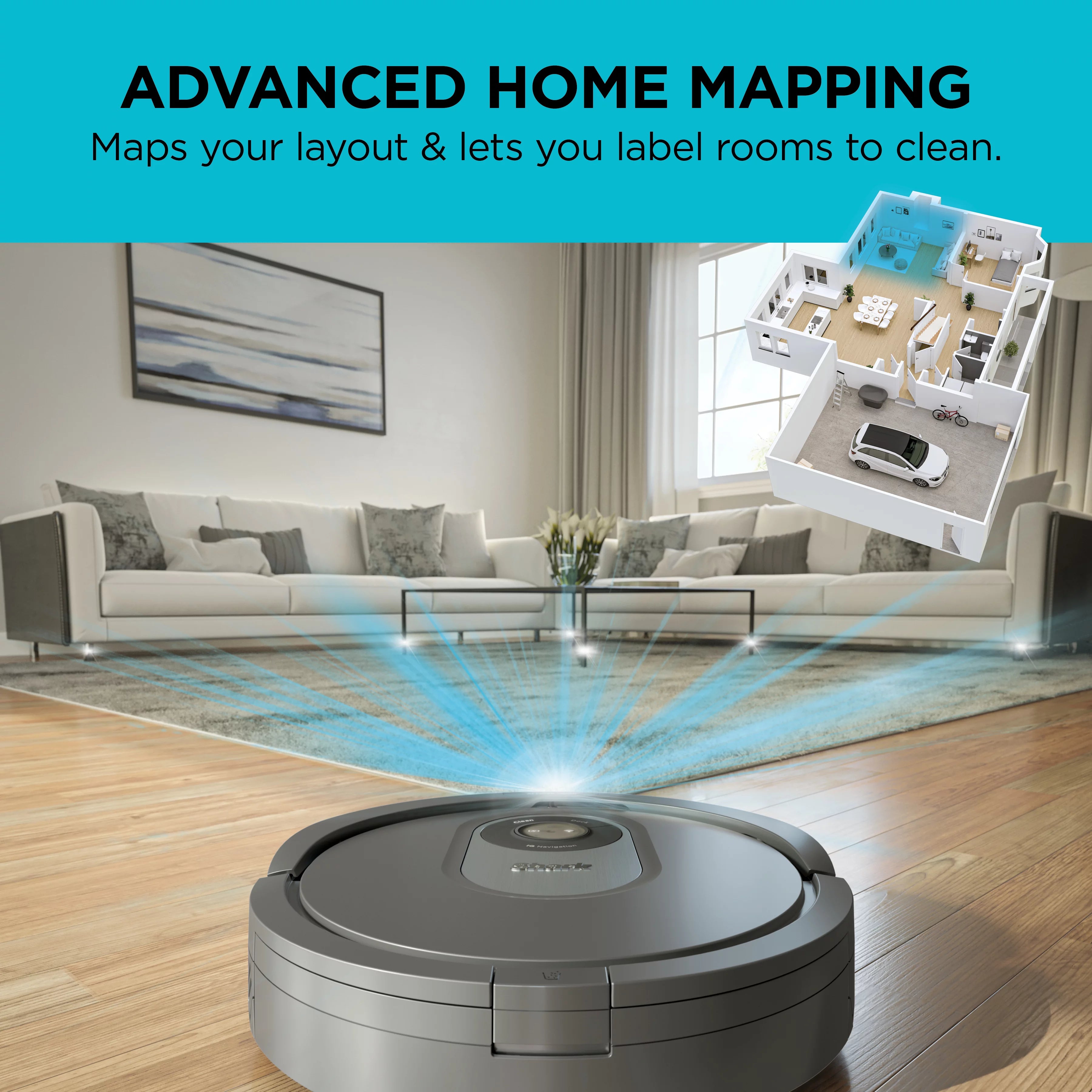 AI Robot Vacuum with Self-Cleaning Brushroll N2212