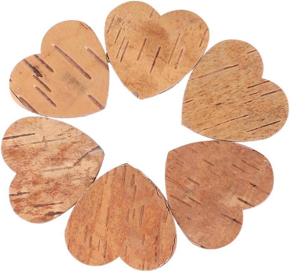 80pcs Wood Heart Cutouts X944754
