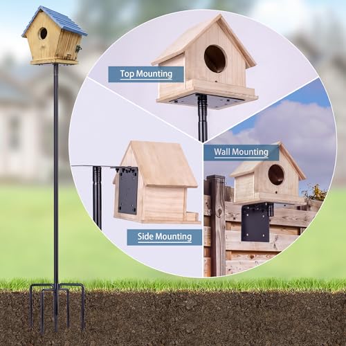 Heavy Duty Bird Feeder Pole with 5-Prong Base Y50246