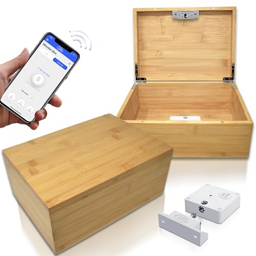 Wooden Timed Lock Box with Electronic Timer Lock M329