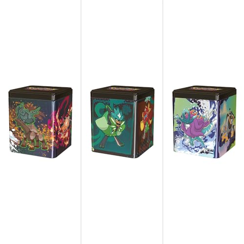 Pokemon TCG Stacking Tin - 3 Packs, Stickers C97861