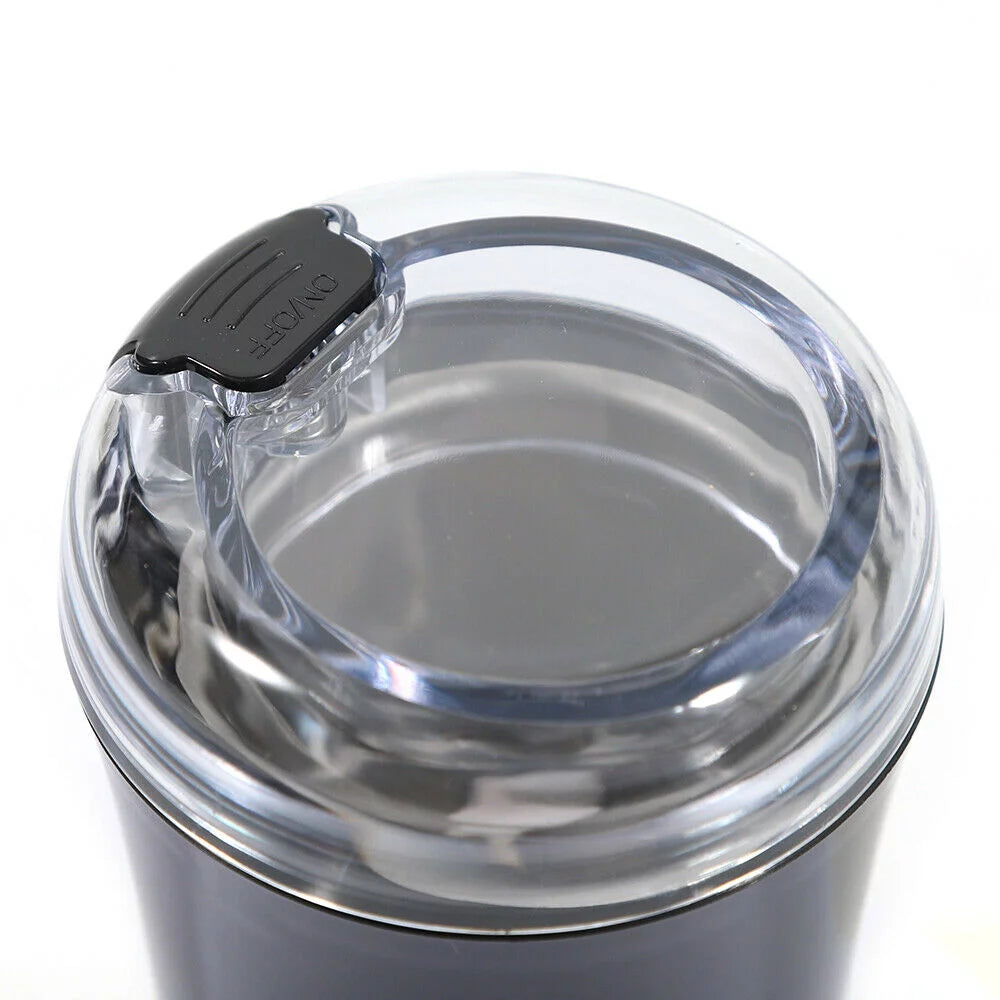 Electric Coffee Bean Grinder 150W Black S522947