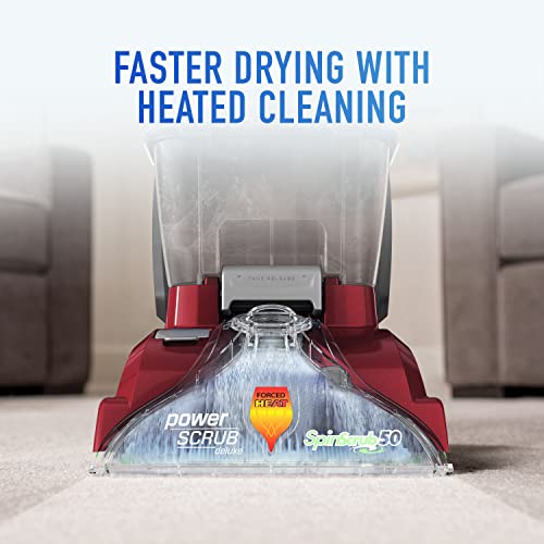 Red Upright Carpet Cleaner Machine with Storage Mat Q38459
