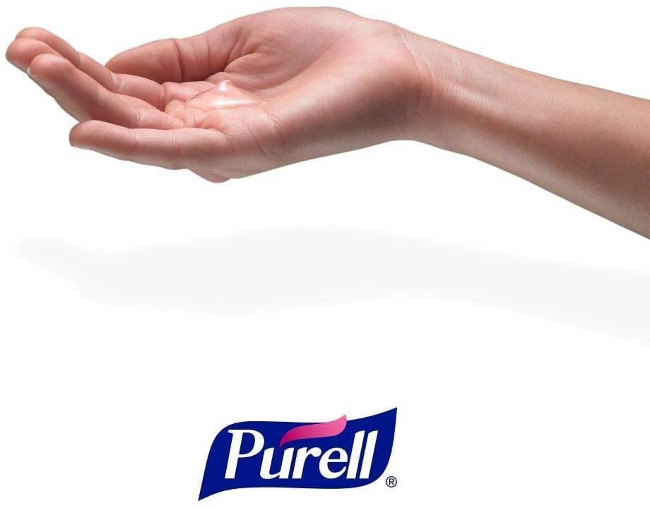 Advanced Instant Hand Sanitizer Refreshing Gel Refill Bottle With Pump 64 oz L151155