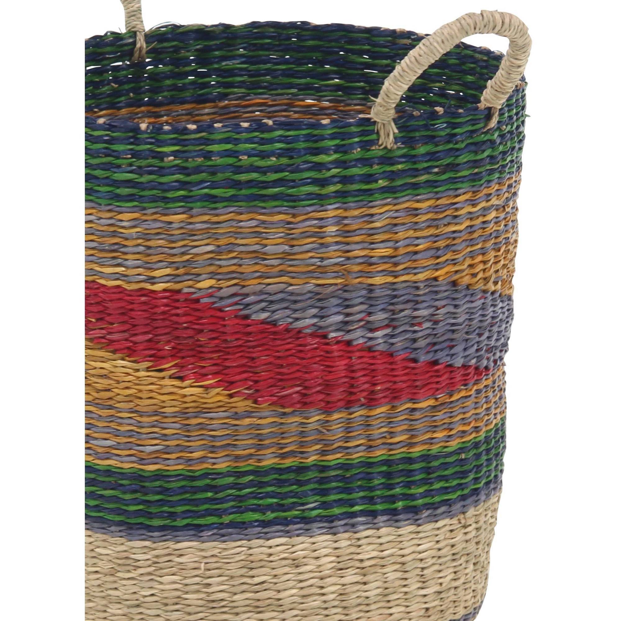 Set of 3 Round Seagrass Baskets Y416475