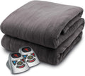 Grey Queen Micro Plush Electric Heated Blanket M143832