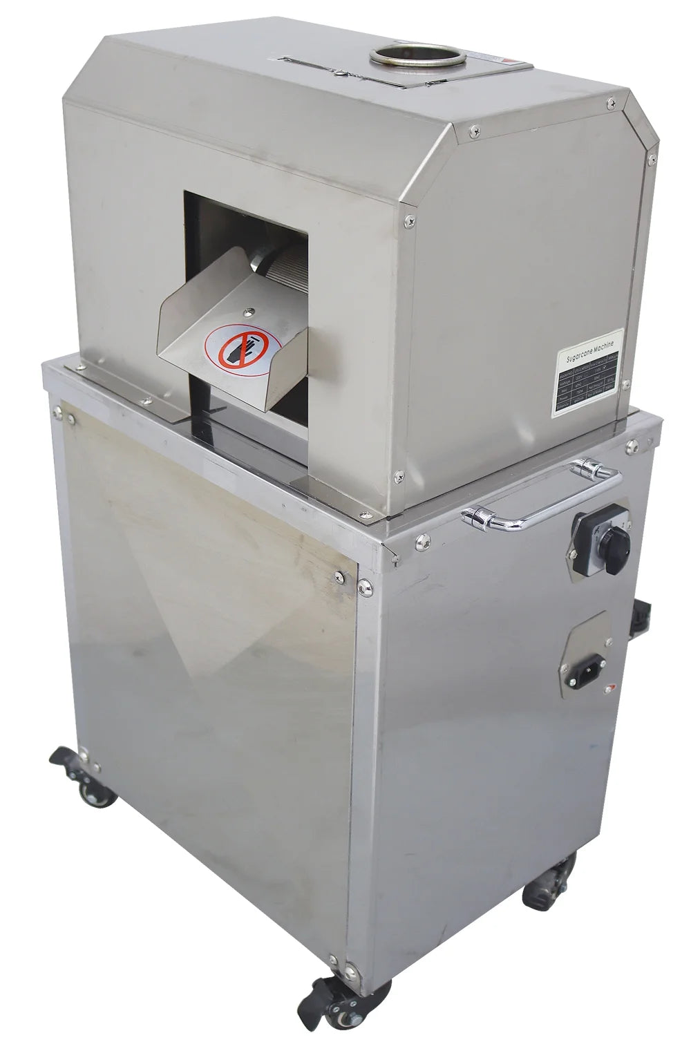 304 Stainless Steel Electric Sugar Cane Press Juicer 4 Rolls X9526