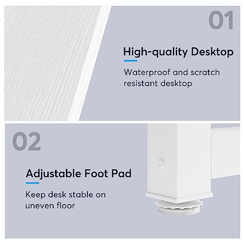 78.7" Extra Long Double Workstation Desk (Light Walnut) N227069