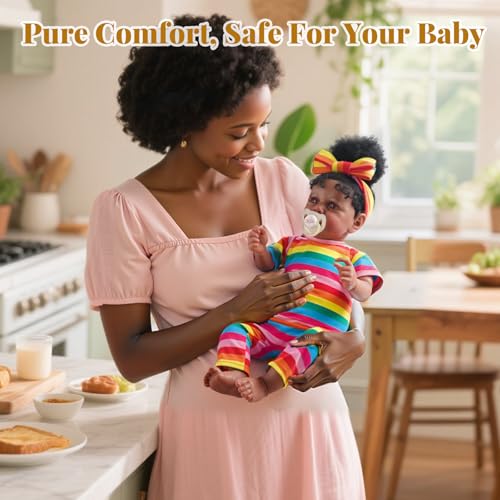 20 Inch Reborn Baby Doll Black Soft Body T279281