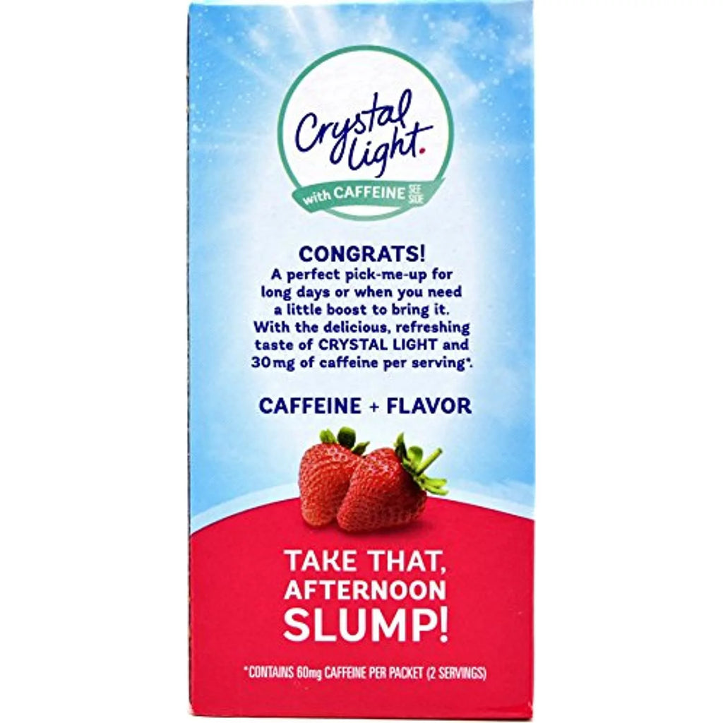 Wild Strawberry With Caffeine Drink Mix, 10-Packet Box (Pack Of 20) L805152