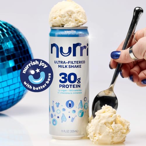 Vanilla 11 fl oz 12 Cans Lactose Free Low Sugar 150 Calories 30g Protein Ultra Filtered Milk Shake H812845