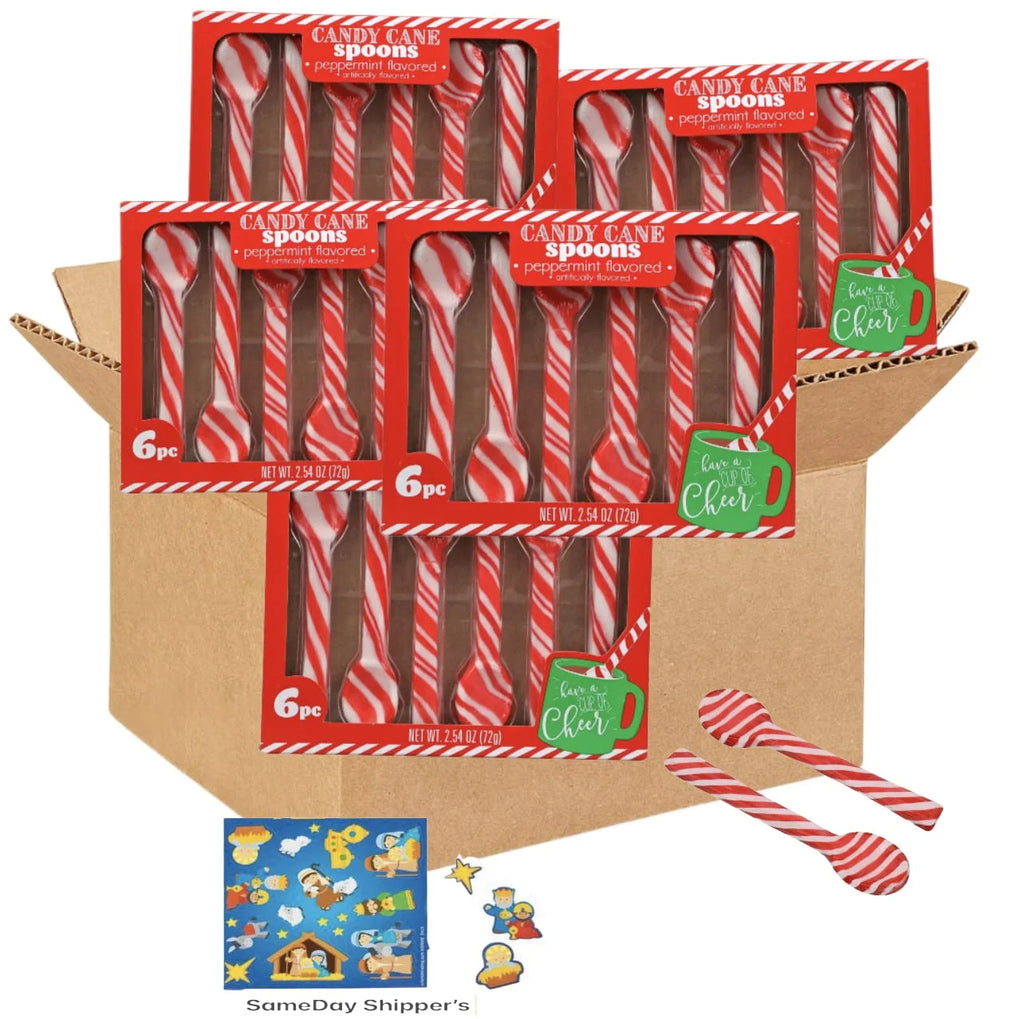 Edible Peppermint Spoons 5 Pack Z78987