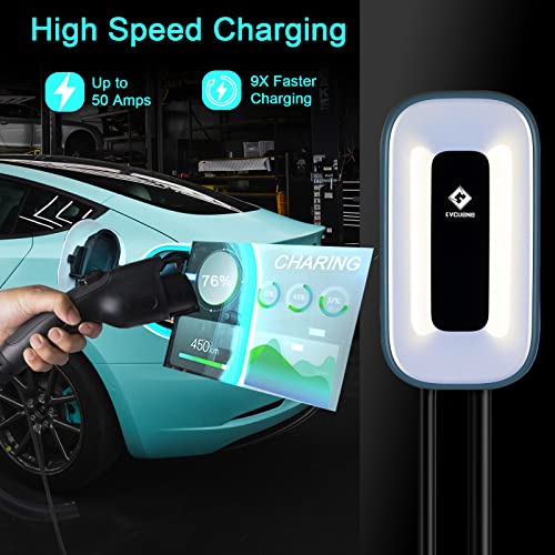 Level 2 EV Charger, 50 Amp, 240V, 23Ft Cable H693125