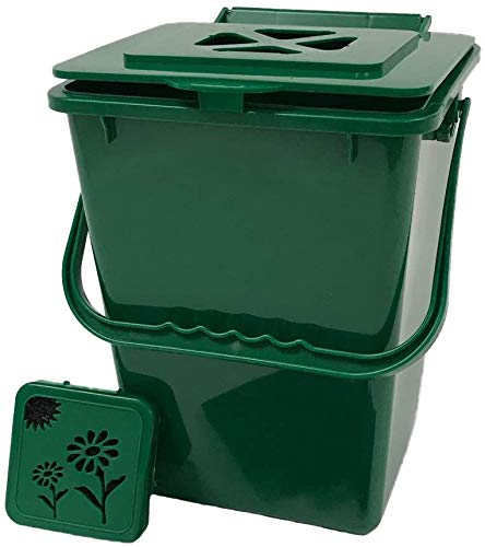 2.4 Gallon Green Kitchen Compost Pail K260