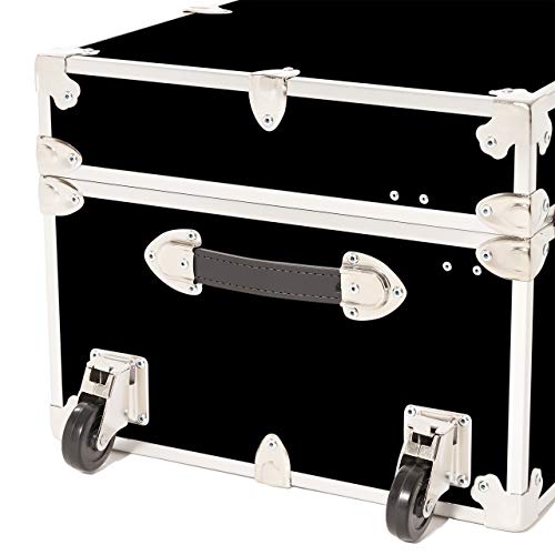 White Camp Trunk with Removable Wheels 30"x17"x13" Z23490